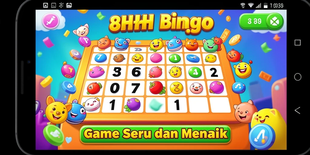 Screenshot gameplay seru 8HHH dalam permainan Bingo.