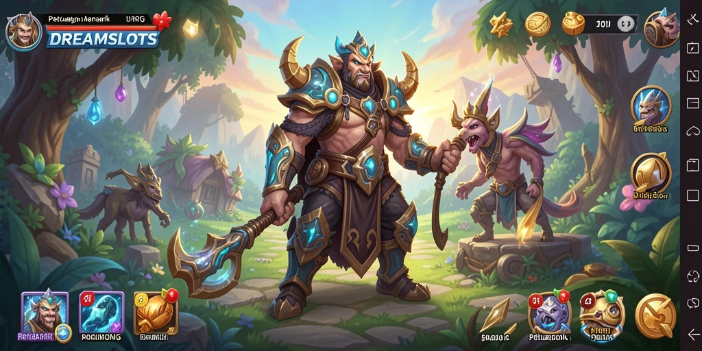 Screenshot dari gameplay RPG yang menampilkan petualangan seru.