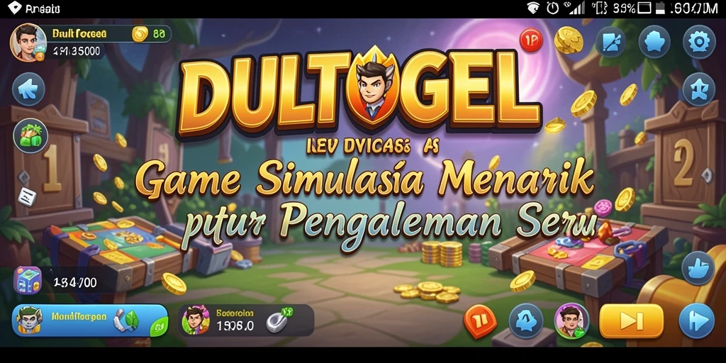 Tampilan gameplay DULTOGEL yang menarik dan interaktif.