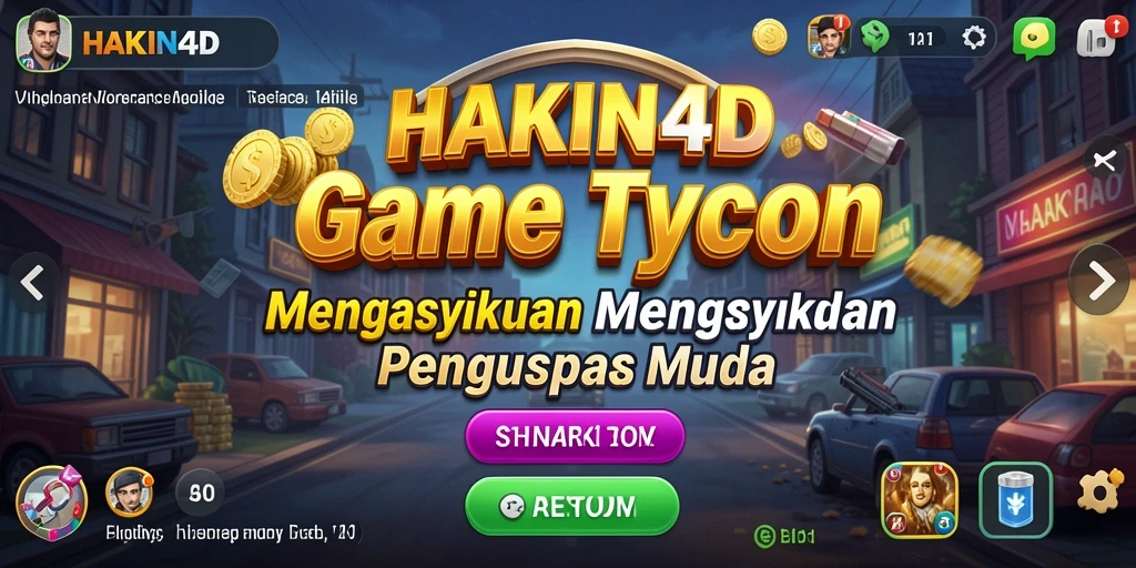 Tampilan gameplay HAKIN4D yang menarik dan interaktif.