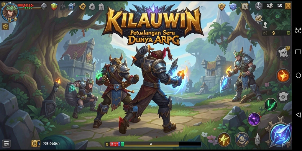 Tampilan seru dari gameplay KILAUWIN yang penuh aksi.