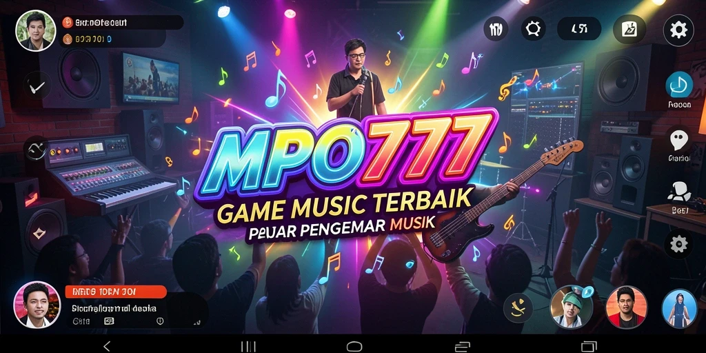 Screenshot MPO777 menampilkan gameplay seru yang memikat bagi penggemar musik.