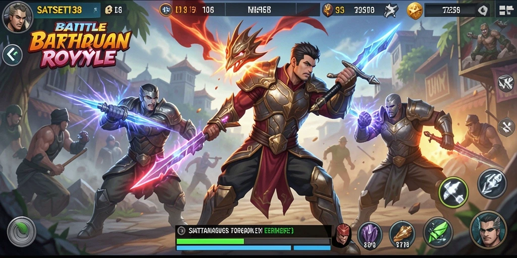 Tampilan gameplay seru dalam SATSET138, penuh aksi dan strategi.